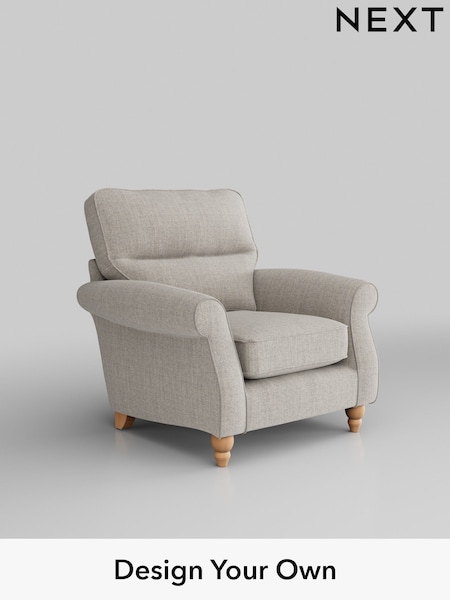Chunky Weave/Dove Grey Ashford Highback (W41689) | £925
