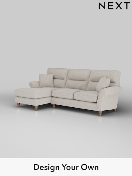 Chunky Weave/Dove Grey Ashford Highback (W41689) | £2,050