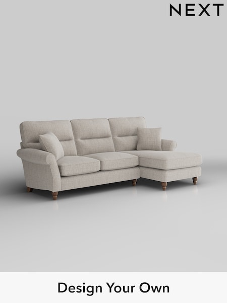 Chunky Weave/Dove Grey Ashford Highback (W41689) | £2,050