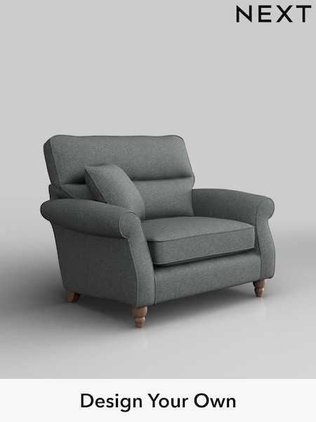 Chunky Weave/Mid Grey Ashford Highback (W41691) | £1,025