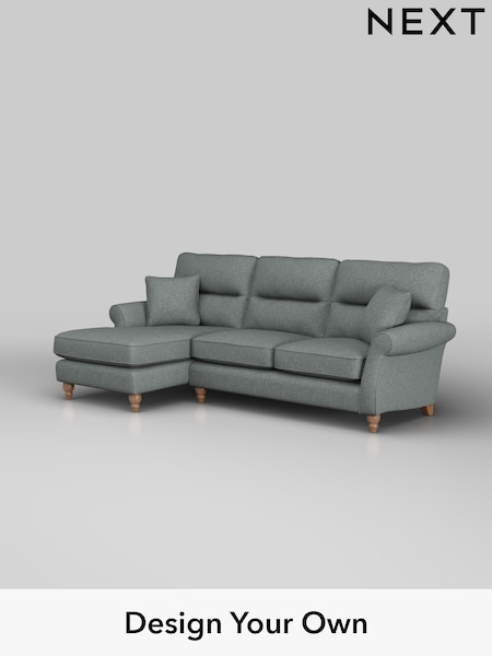 Chunky Weave/Mid Grey Ashford Highback (W41691) | £2,050