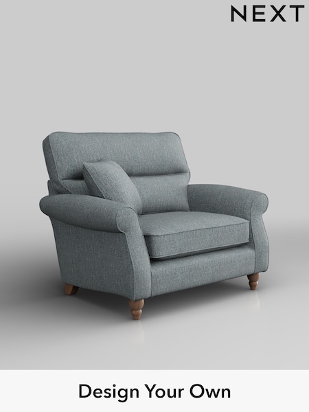 Chunky Weave/Mid Blue Ashford Highback (W41692) | £1,025