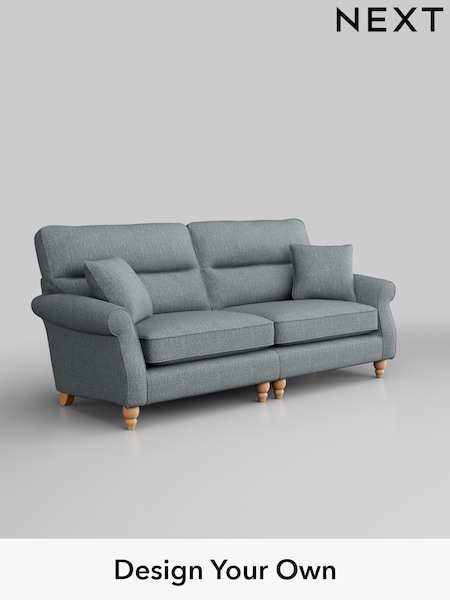 Chunky Weave/Mid Blue Ashford Highback (W41692) | £1,525