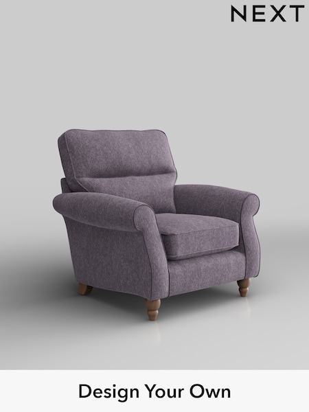 Cotswold Chenille/Light Lilac Purple Ashford Highback (W41701) | £925