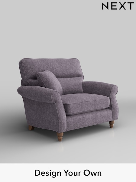 Cotswold Chenille/Light Lilac Purple Ashford Highback (W41701) | £1,025