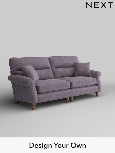 Cotswold Chenille/Light Lilac Purple Ashford Highback (W41701) | £1,525