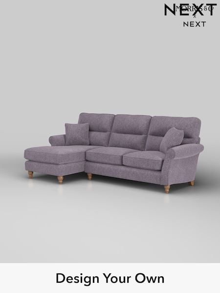 Cotswold Chenille/Light Lilac Purple Ashford Highback (W41701) | £2,050