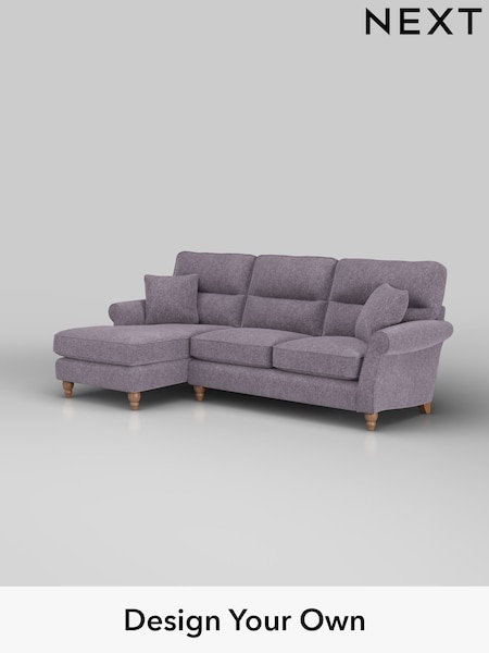 Cotswold Chenille/Light Lilac Purple Ashford Highback (W41701) | £2,050