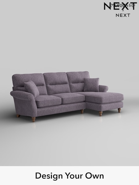 Cotswold Chenille/Light Lilac Purple Ashford Highback (W41701) | £2,050