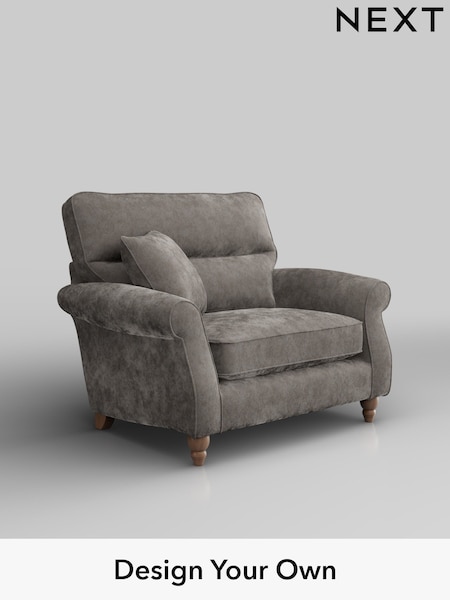 Distressed Velour/French Grey Ashford Highback (W41706) | £1,025