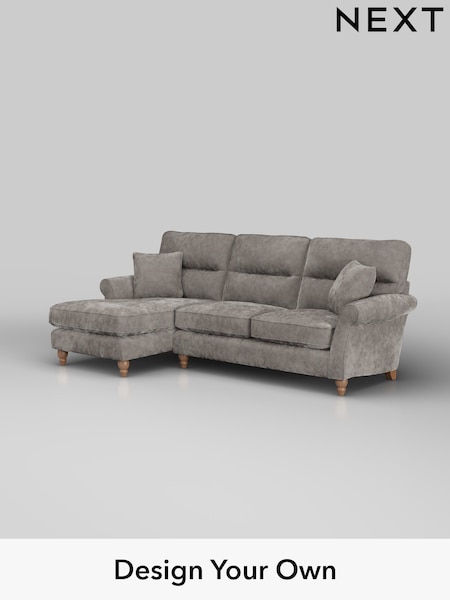 Distressed Velour/French Grey Ashford Highback (W41706) | £2,050