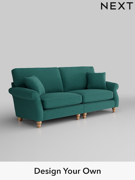 Fine Chenille Easy Clean/Dark Juniper Green Ashford (W41712) | £1,550