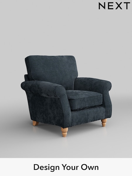 Distressed Velour/Midnight Blue Ashford (W41715) | £875