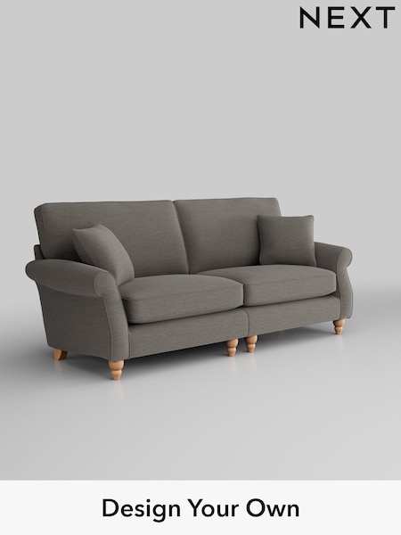 Fine Chenille Easy Clean/Dark Smoke Grey Ashford (W41716) | £1,550