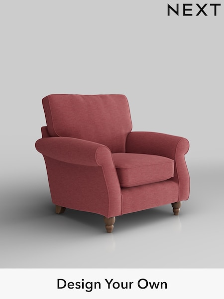 Fine Chenille Easy Clean/Mid Pink Ashford (W41717) | £875