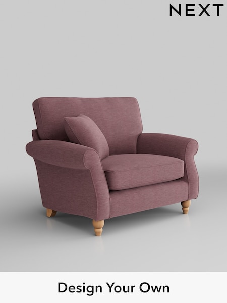 Fine Chenille Easy Clean/Mid Mulberry Purple Ashford (W41718) | £975