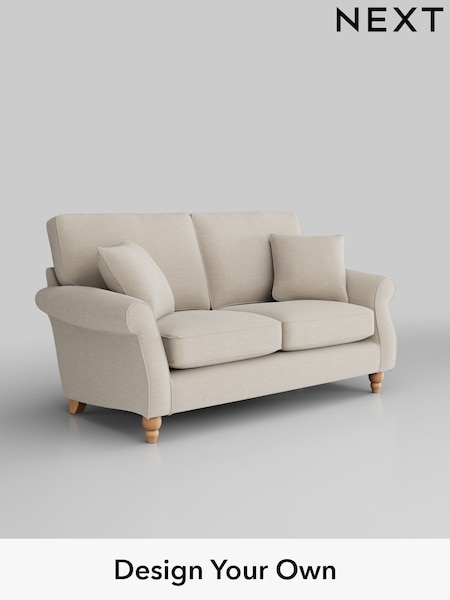 Fine Chenille Easy Clean/Oyster Ashford (W41722) | £1,275