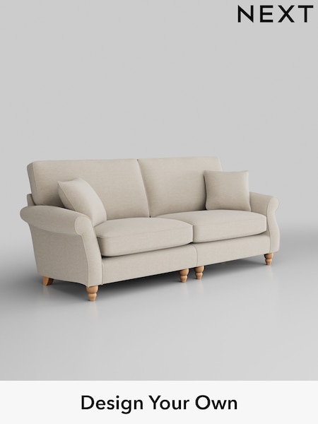 Fine Chenille Easy Clean/Oyster Ashford (W41722) | £1,550
