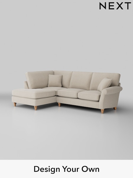 Fine Chenille Easy Clean/Oyster Ashford (W41722) | £2,025