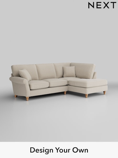 Fine Chenille Easy Clean/Oyster Ashford (W41722) | £2,025