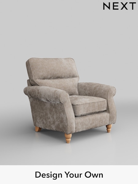 Distressed Velour/Mid Natural Ashford Highback (W41727) | £925
