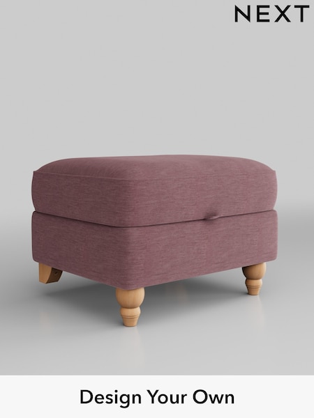Fine Chenille Easy Clean/Mid Mulberry Purple Ashford Highback (W41740) | £499
