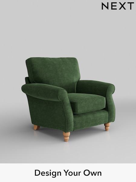 Luxe Chenille/Dark Green Ashford (W41746) | £975