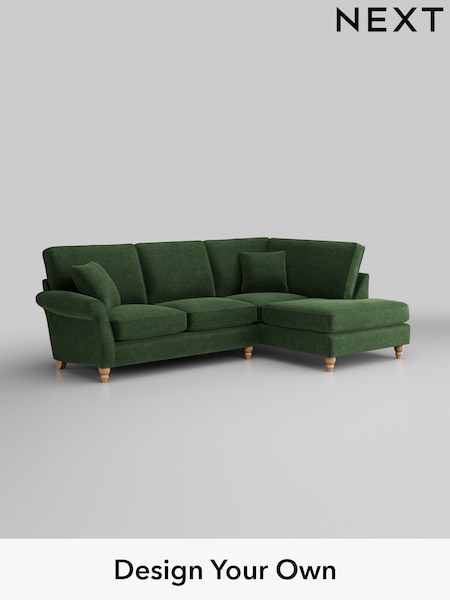 Luxe Chenille/Dark Green Ashford (W41746) | £2,125