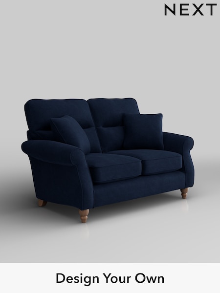 Luxe Chenille/Navy Blue Ashford Highback (W41754) | £1,325