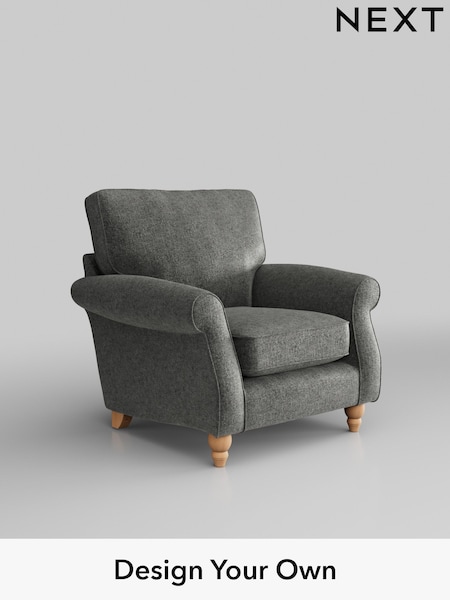 Plush Chenille/Dark Grey Ashford (W41760) | £875