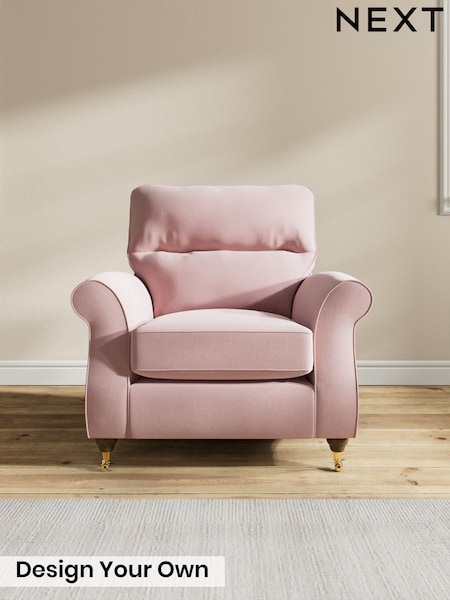 Natural Mix/Light Rose Pink Ashford Highback (W41762) | £1,025