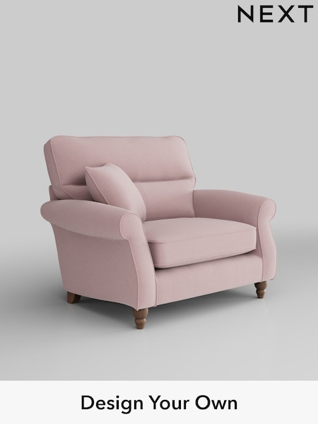 Natural Mix/Light Rose Pink Ashford Highback (W41762) | £1,125