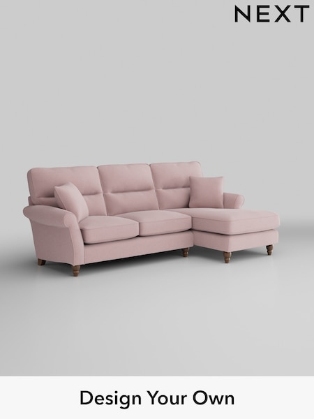 Natural Mix/Light Rose Pink Ashford Highback (W41762) | £2,175