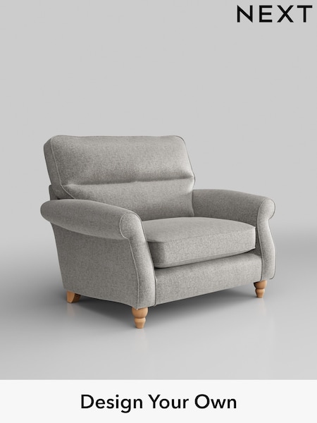 Plush Chenille/Light Grey Ashford Highback (W41765) | £1,025