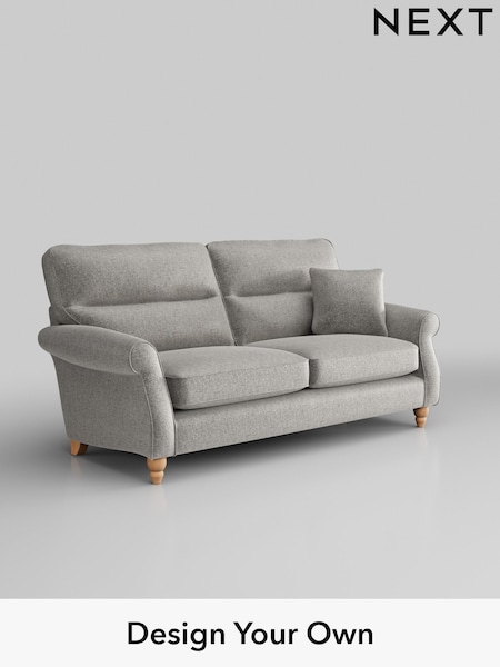 Plush Chenille/Light Grey Ashford Highback (W41765) | £1,425
