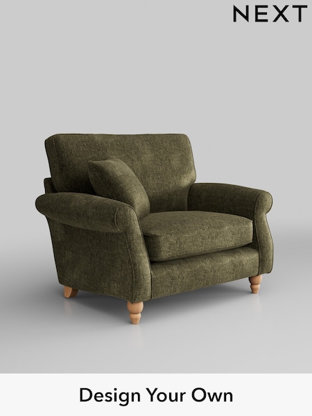 Plush Chenille/Moss Green Ashford (W41775) | £975