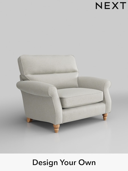 Plush Chenille/Oyster Ashford Highback (W41776) | £1,025