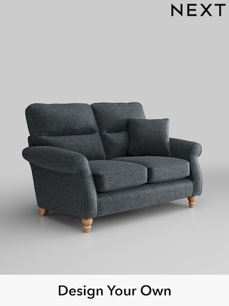Plush Chenille/Slate Blue Ashford Highback (W41778) | £1,225