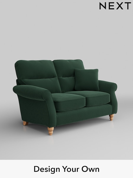 Plush Velvet Easy Clean/Bottle Green Ashford Highback (W41780) | £1,225
