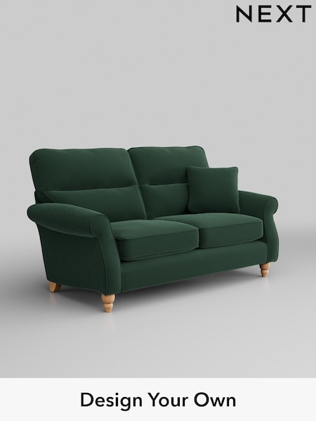 Plush Velvet Easy Clean/Bottle Green Ashford Highback (W41780) | £1,325
