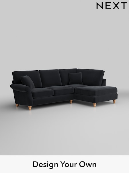 Plush Velvet Easy Clean/Charcoal Grey Ashford (W41781) | £2,025