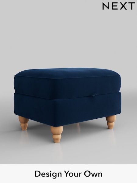 Plush Velvet Easy Clean/Navy Blue Ashford (W41786) | £499