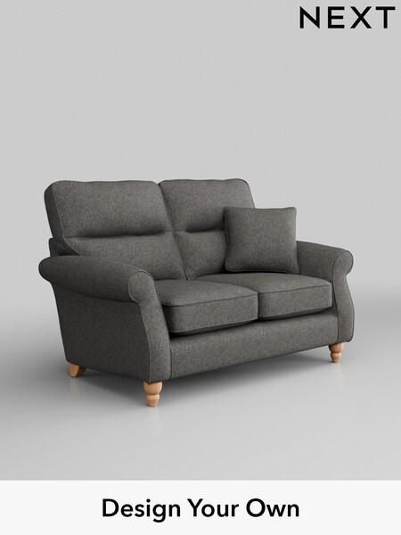 Tweedy Blend Easy Clean/Dark Grey Ashford Highback (W41788) | £1,125
