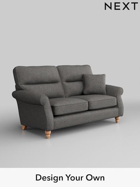 Tweedy Blend Easy Clean/Dark Grey Ashford Highback (W41788) | £1,225