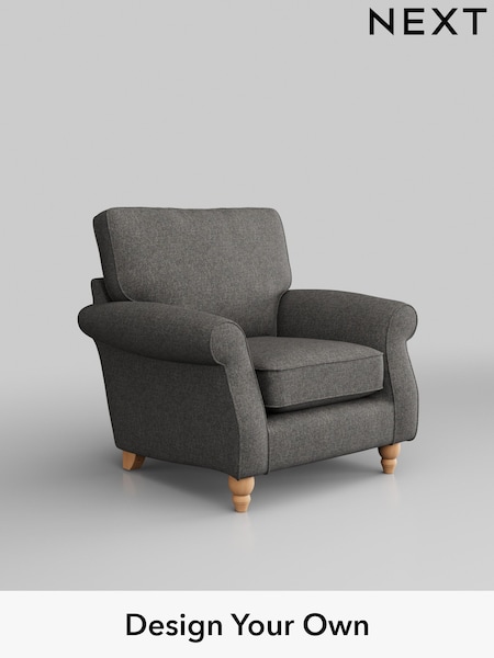 Tweedy Blend Easy Clean/Dark Grey Ashford (W41795) | £775