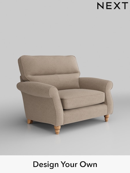 Tweedy Blend Easy Clean/Light Dove Natural Ashford Highback (W41798) | £925
