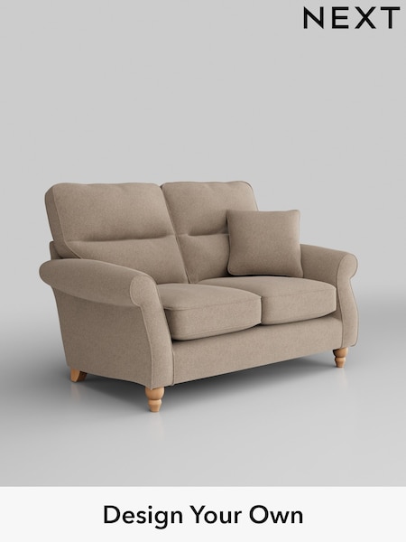 Tweedy Blend Easy Clean/Light Dove Natural Ashford Highback (W41798) | £1,125