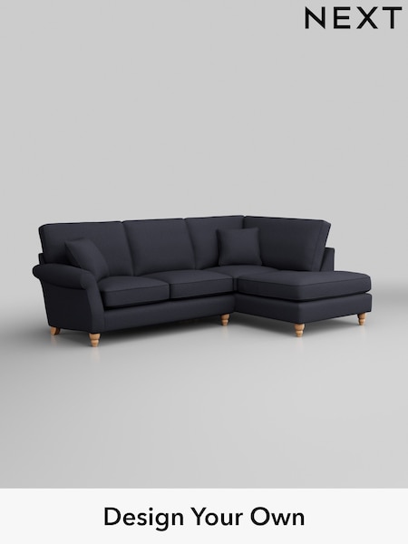 Tweedy Blend Easy Clean/Dark Slate Blue Ashford (W41801) | £1,925