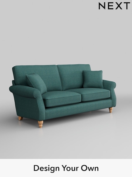 Tweedy Chenille/Dark Teal Green Ashford (W41813) | £1,275