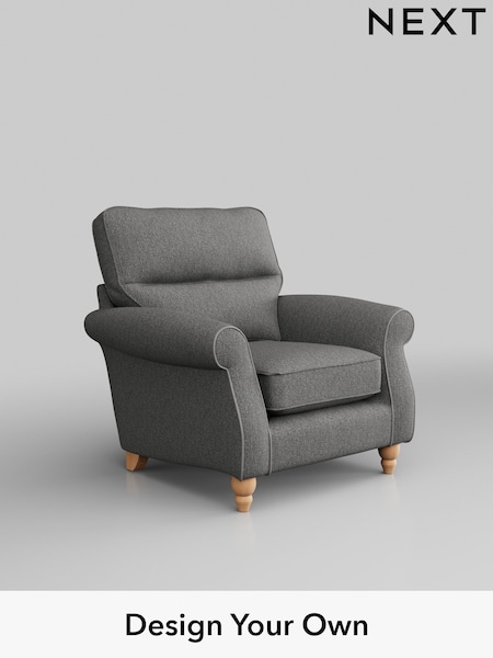 Tweedy Chenille/Dark Grey Ashford Highback (W41819) | £825